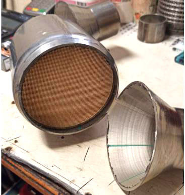 kaufen 300 CPI Drei-Wege-Katalysator | Abgasreinigungssystem für Kraftfahrzeuge | Erfüllt EURO 6-Normen Online-Herstellung